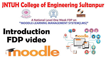 MOODLE LMS FDP INTRO TO FDP  | FDP on Moodle Learning Management System