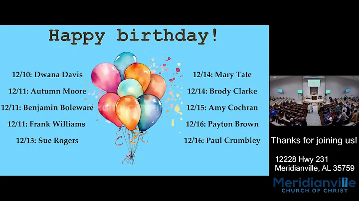 December 10, 2025 | Midweek Bible Study | Russ Vickers