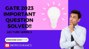 GATE 2023 Important Question || Fluid Mechanics || Process Biotechnology || Bioprocess Engineering
