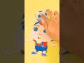 IT'S A GOALLL! ⚽ Fun Paper EASY Little Angel Crafting 1-2-3 #kids #shorts