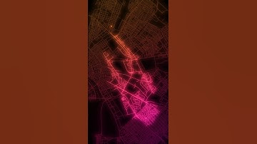 A* (A-Star) Pathfinding Algorithm finds the shortest route on a map ✨ #math #simulation  #pathfinder
