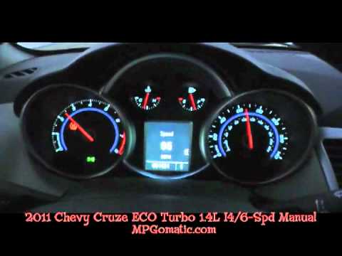 2011 Chevrolet Cruze Eco 0 60 Mph Youtube