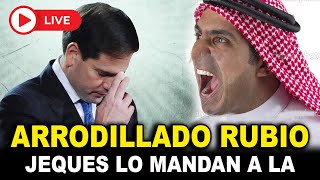 ¿RUBIO PACIFICADOR? QATAR LO RECIBE CON CHANCLA DIPLOMÁTICA...