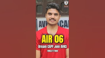 AIR 06 in CAPF AC 2023 | CAPF AC 2025 | CAPF AC MOTIVATIE & STRATEGIE #capf #capftoppers #upsc