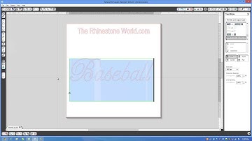 How to adjust your Rhinestone Font design in Silhouette Studio Designer Edition
