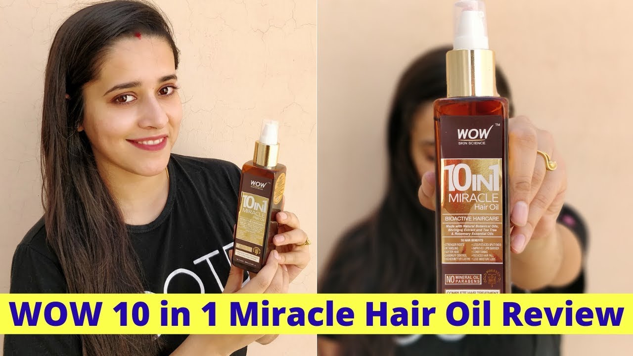 WOW 10 in 1 Miracle Hair Oil REVIEW | Hair Oil For Hair Fall, Split Ends, Dry Hair