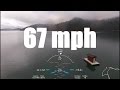 Parrot Bebop 2 - 67 mph mad dash in the rain with Skycontroller black