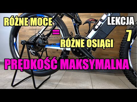 Moc ebike, moment obrotowy, prędkość maksymalna / Lekcja 7