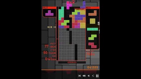 Fast 42 spike #tetris #tetrio #gaming #shorts