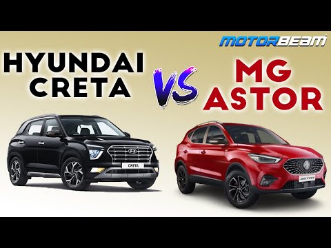 MG Astor vs Hyundai Creta - Spec Comparison | MotorBeam