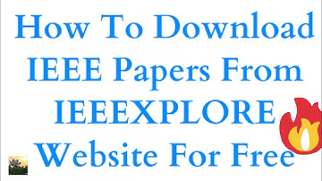 How to Search & download JOURNAL papers in IEEExplore digital library