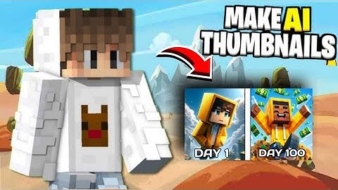 🤯Make Attractive 100 day Thumbnail With AI 🔥(easy & attractive)