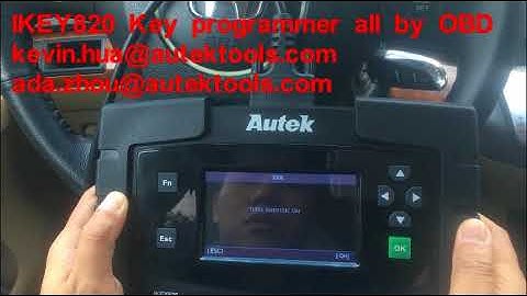 AUTEK IKEY820 Program HONDA Odyssey 2006 All keys lost