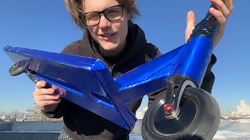 ПЕРВЫЙ ДЕНЬ НА УЛИЦЕ | МОЙ НОВЫЙ САМОКАТ смешной кастомбилд и  катка