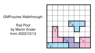 GMPuzzles - 2022/12/13 - Rail Pool by Martin Ender