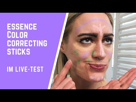 Wie funktionieren die colour correcting Sticks von essence? I Tutorial mit Testanessa