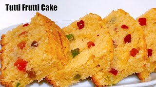 Tutti Frutti Cake || Easy Cake Recipe In a Blender || Tutti-Frutti Cake Recipe | Vanilla Fruit Cake