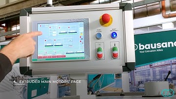 Extruder’s Gefran Vedo PLC control - Main Controls #Tutorial 15 | Bausano