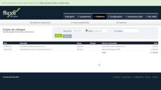 Como gerar cópia de cheque