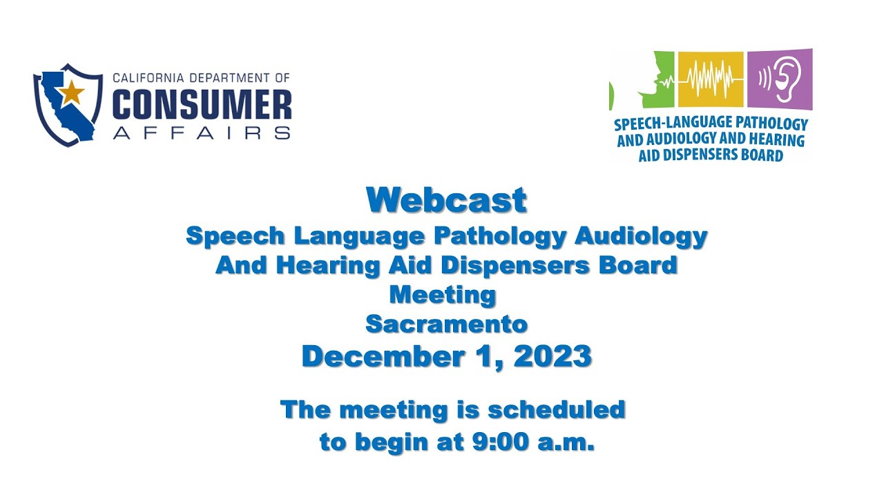 SpeechLanguage Pathology & Audiology & Hearing Aid Dispensers Board