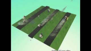 Crossing Road para 2 jugadores en Kodu