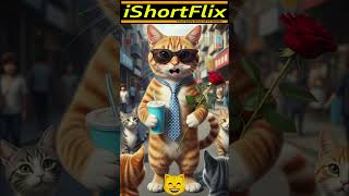Rose For My Fur Mom Smoothest Cat In Town Funny Cute Cat Shorts