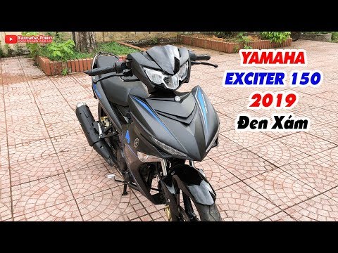 Video Yamaha Exciter 150 2019 Đen Xám ▶ Cận cảnh chiếc xe... - youtube