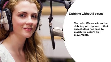 Professional video localization: voice-over and dubbing