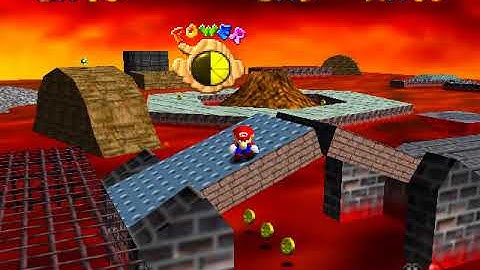 Super Mario 64 - Elevator Tour in the Volcano in 16"92