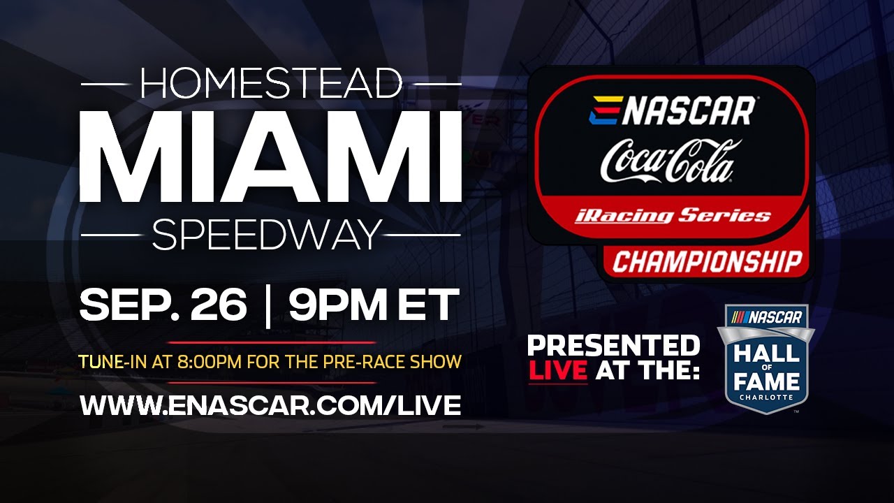 Live eNASCAR Coca-Cola iRacing Series from Homestead-Miami Speedway