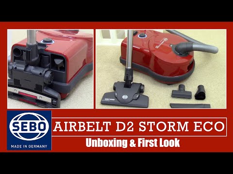 Sebo Airbelt D2 Storm Vacuum Cleaner Unboxing & First Look