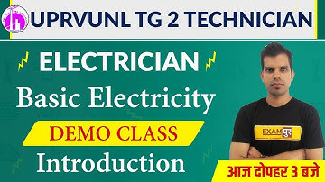 UPRVUNL TG 2 TECHNICIAN || Electrician || Basic Electricity || Demo Class 01 || by Sandeep Sir