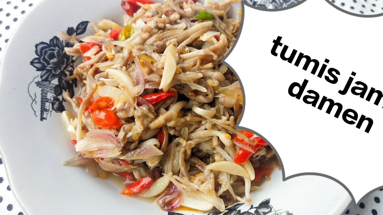 tumis jamur merang /jamur damen YouTube