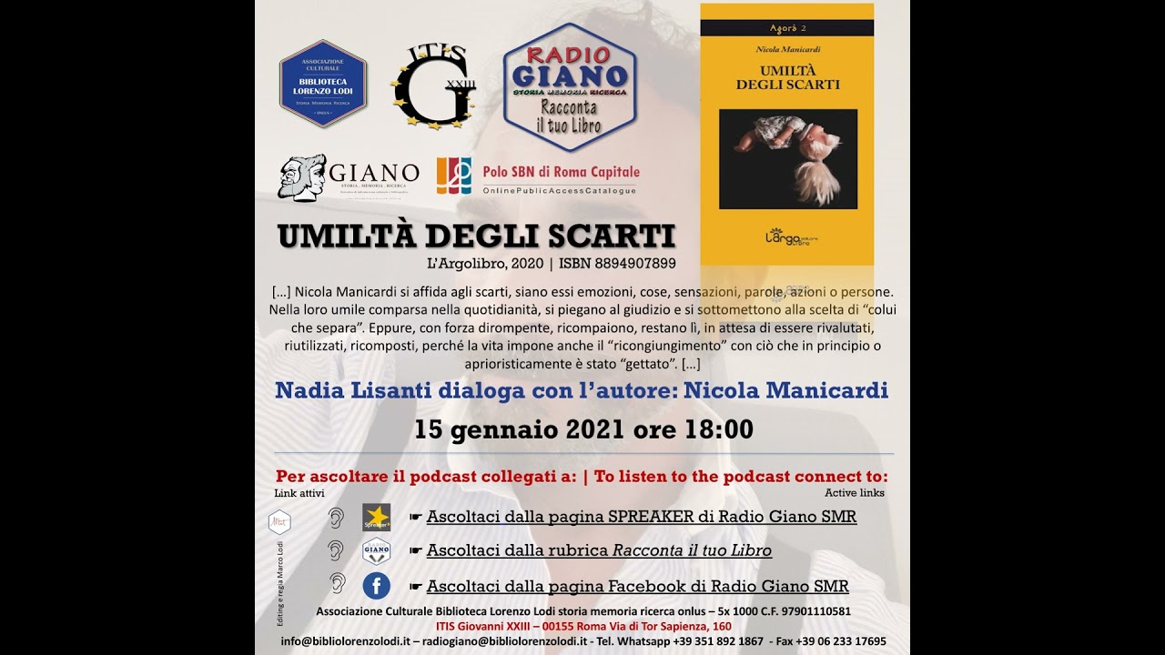 UMILTA’ DEGLI SCARTI | Nicola MANICARDI