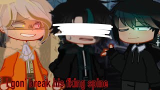 『 I’m gonna break his fvcking SPINE 』MEME ・Sans AU 《 Swadmare 》  —Nightmare Sans