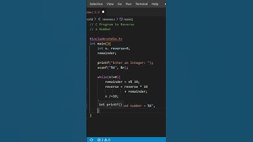 C Programming- C Program to Reverse a Number