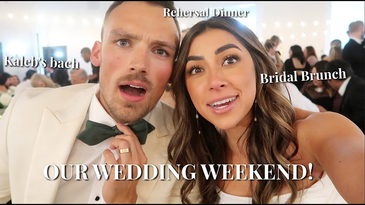 OUR WEDDING WEEKEND VLOG! Jeanine + Kaleb