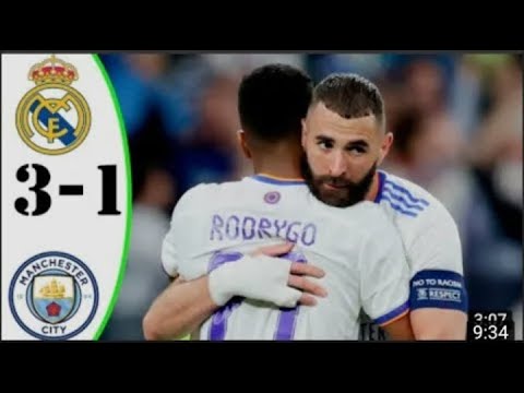 Real Madrid Lolos ke Final Real Madrid Vs manchister city 3:1 (6:5) Full Highlight