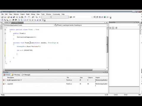 C# MessageBox Kullanımı - C # SHARP DERSLERİ - YouTube