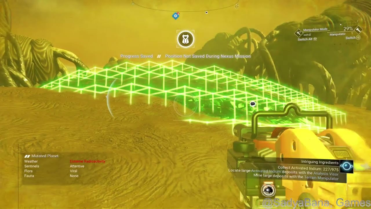 No Man's Sky - Nexus Mission - Intriguing Ingredients - Collect Activated Indium