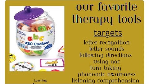 Learning Resources abc Cookies play therapy