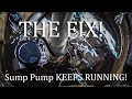 Sump Pump Runs Constantly and won't shut off, How to Fix That for any pump that plugs in!