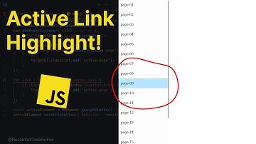 How to Highlight Active Navigation Links with Vanilla JavaScript