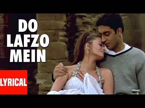 Do Lafzo Mein Lyrical Video | Dhaai Akshar Prem Ke | Aishwarya Rai, Abhishek Bacchan