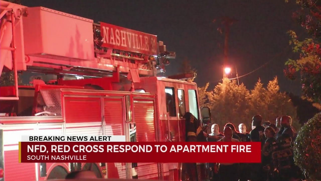 Nashville Fire, Red Cross respond to apartment fire - YouTube