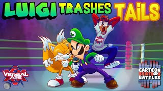 Luigi Trashes Tails  Cartoon Beatbox Battles