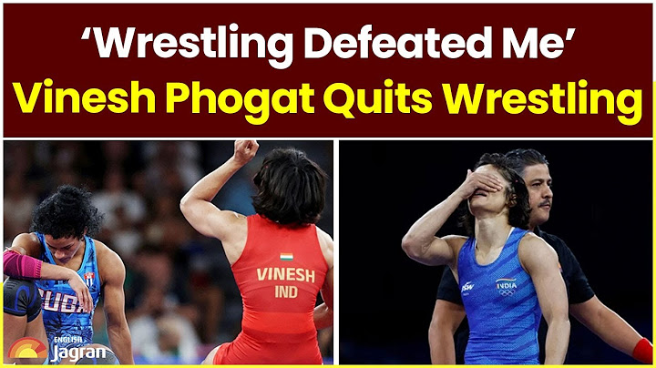 Vinesh Phogat Olympics 2024: ‘Wrestling Defeated Me’: Vinesh Phogat Quits Wrestling | Jagrsn English