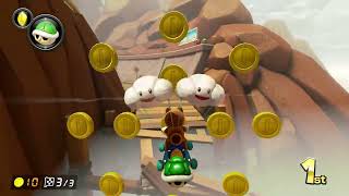 Mario Kart 8 Deluxe Booster Pass DLC Courses Complete Playthrough (Golden Dash & Lucky Cat)