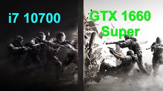 Tom Clancy's Rainbow Six  Siege (i7-10700 and GTX1660 Super) Низ. Сред. Выс. Ультра