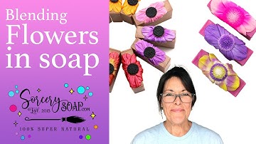 Make Soap Flowers | Blending Soap Dough